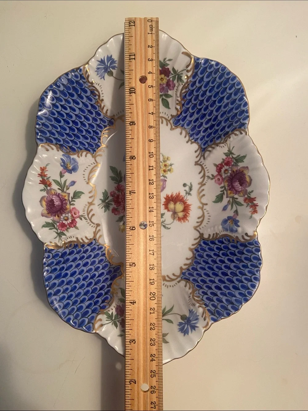 Heirloom porcelain serving